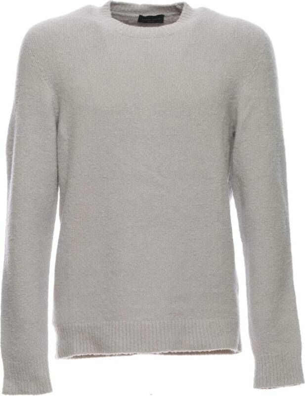 Roberto Collina Rp45001 18 Grijs Gebreid Grijs Heren