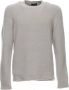 Roberto Collina Rp45001 18 Grijs Gebreid Grijs Heren - Thumbnail 1