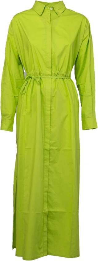 Roberto Collina Shirt Dresses Groen Dames