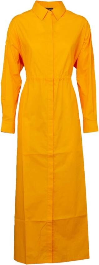 Roberto Collina Shirt Dresses Oranje Dames