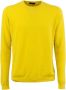Roberto Collina Sponge shirt met lange mouwen Yellow Heren - Thumbnail 1