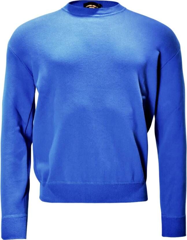 Roberto Collina Sweatshirt Blauw Heren