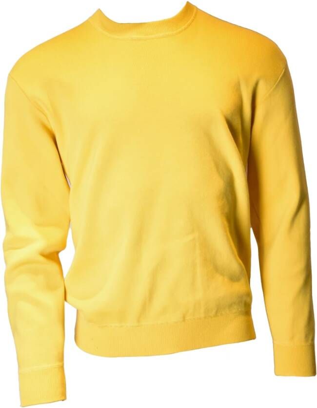 Roberto Collina Sweatshirt Yellow Heren