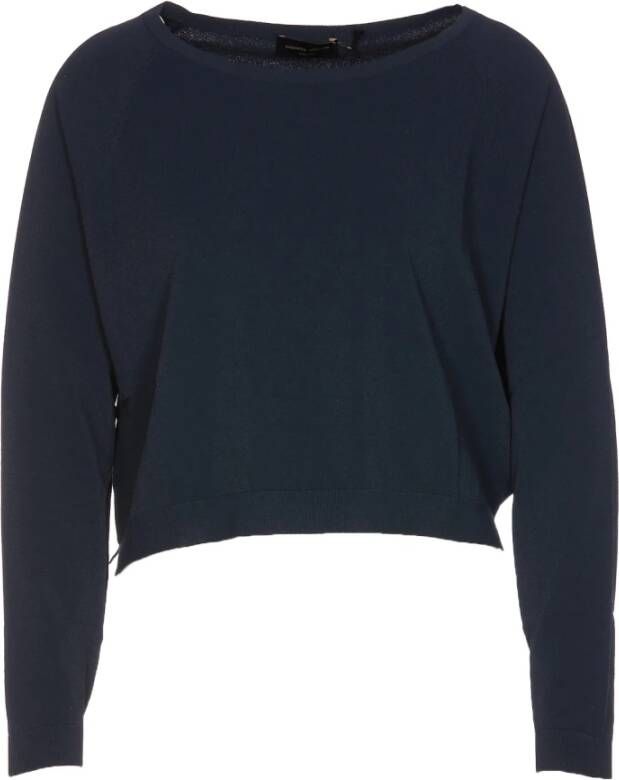 Roberto Collina Sweatshirts Blauw Dames
