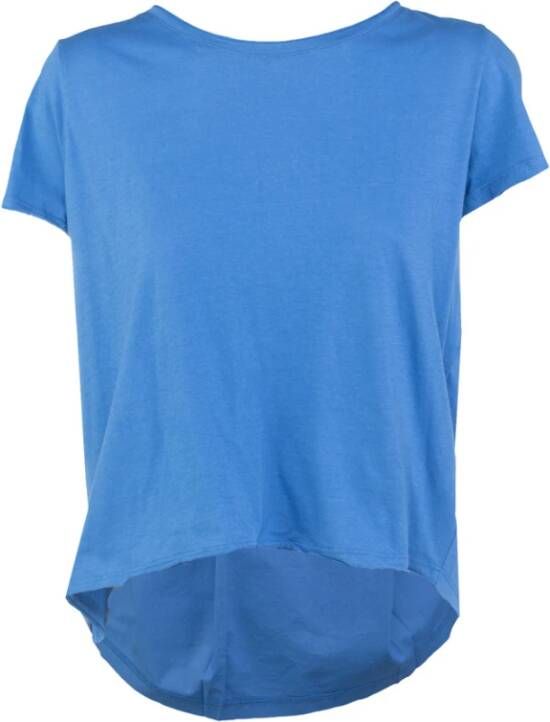 Roberto Collina T-Shirts Blauw Dames