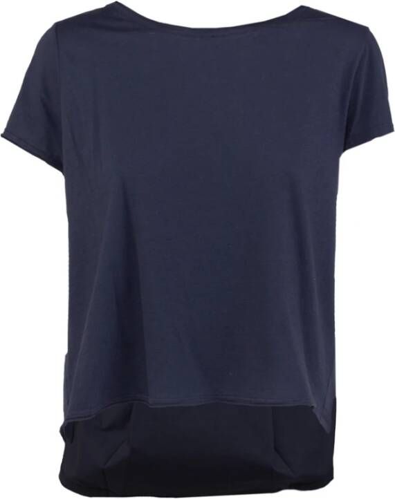 Roberto Collina T-Shirts Blauw Dames