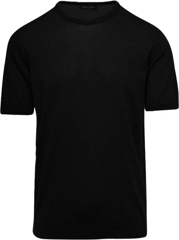 Roberto Collina T-Shirts Zwart Heren