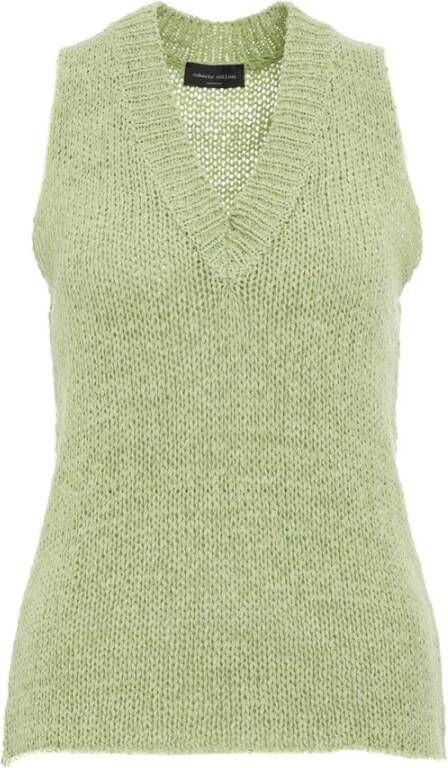 Roberto Collina Women Clothing Knitwear Green Noos Groen Dames