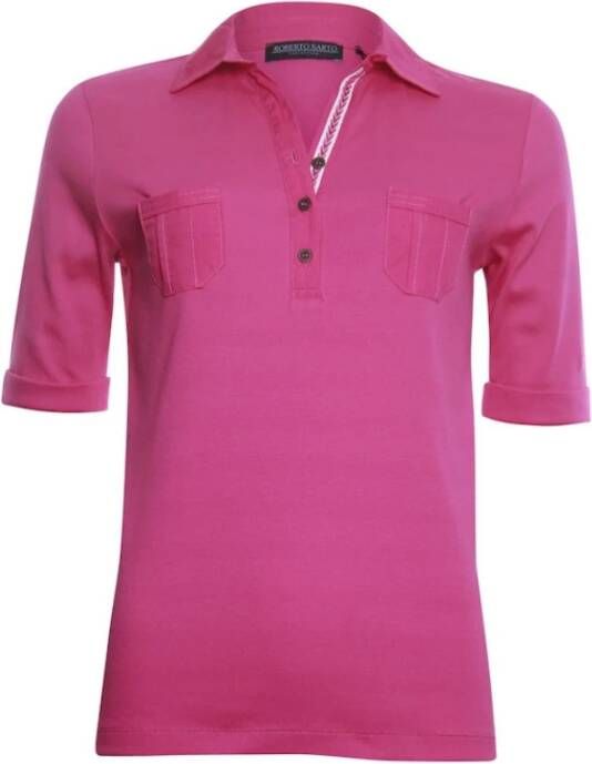 Roberto sarto Polo Shirt Roze Dames