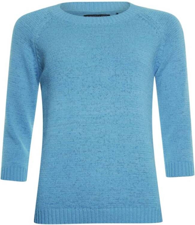 Roberto sarto Round-neck Knitwear Blauw Dames