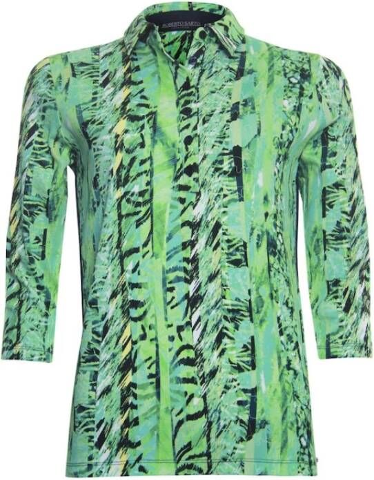 Roberto sarto shirt 311164 D1632 Green Dames