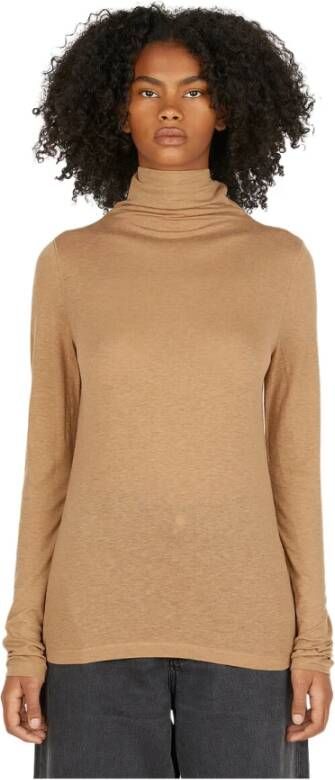 Rodebjer Kameel Turtleneck Top Brown Dames