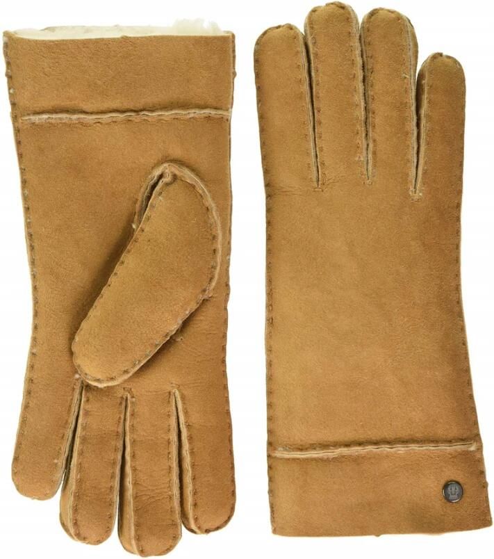 Roeckl Leren handschoenen met labelapplicatie model 'HELSINKI'