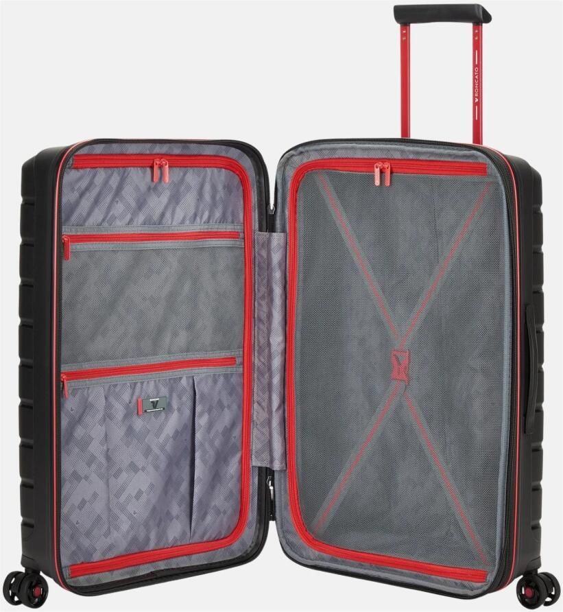 Roncato trolley B-Flying Move 68 cm. Expandable zwart - Foto 5