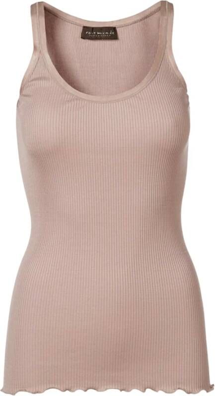 Rosemunde Vintage Powder Zijden Top Pink Dames