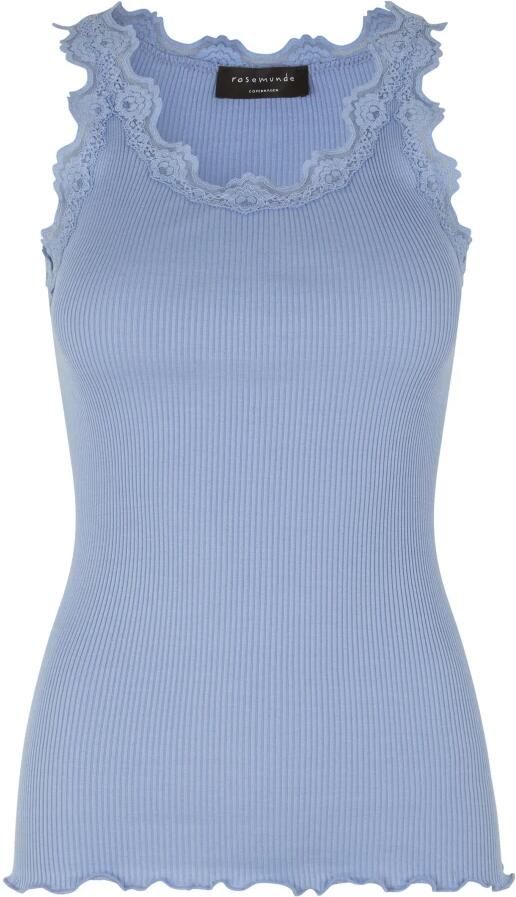 Rosemunde Tanktop Babette Silk Top Vintage-kantenrand brede bandjes vrouwelijk comfortabel zijdemix - Foto 8