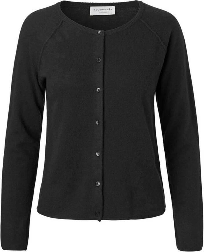 Rosemunde Wol & Kasjmier Vest Black Dames - Foto 2