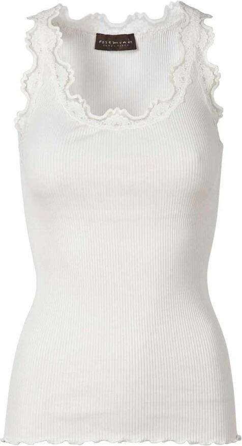 Rosemunde Tanktop Babette Silk Top Vintage-kantenrand brede bandjes vrouwelijk comfortabel zijdemix - Foto 9