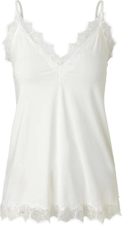 Rosemunde Hemd Billie Strap Top Vintage-kantenrand aan de halslijn en zoom vrouwelijk polyestermix - Foto 6