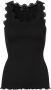 Rosemunde Tanktop Babette Silk Top prachtige vintage kantafwerking aan hals en bandjes - Thumbnail 2