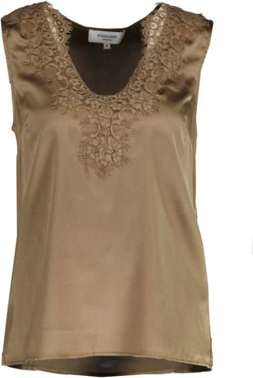 Rosemunde Top Beige Dames
