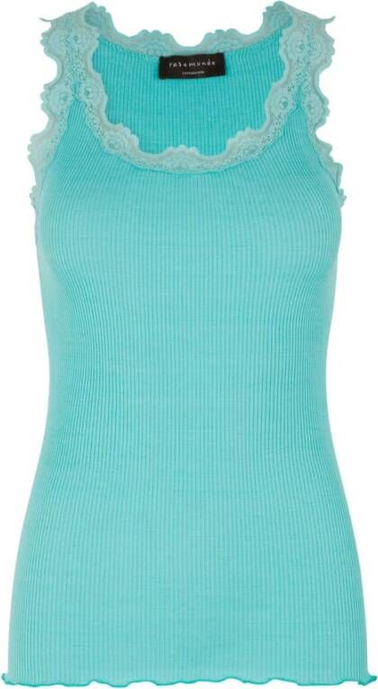 Rosemunde Top zonder mouw Blauw Dames