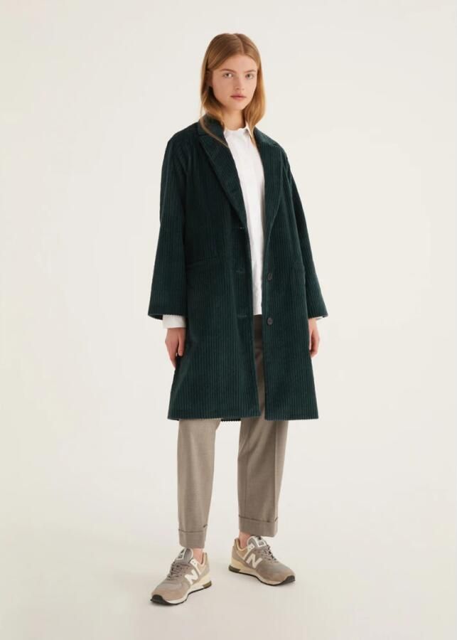 Rosso35 Stretchstof broek met manchet en elastische taille Gray Dames - Foto 4