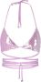 Rotate Birger Christensen Paillet Triangle Bikini Top Purple Dames - Thumbnail 1