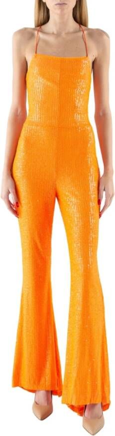 Rotate Birger Christensen Elegant Jumpsuits Oranje Dames