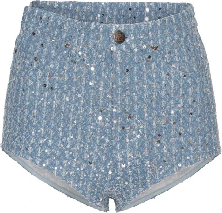 Rotate Birger Christensen Korte spijkerbroek Blauw Dames
