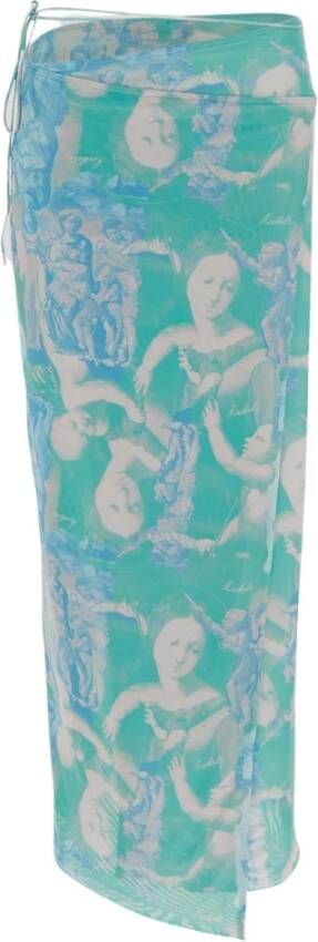 Rotate Birger Christensen Maxi Skirts Groen Dames