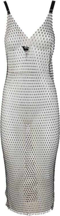 Rotate Birger Christensen Midi Dresses Beige Dames
