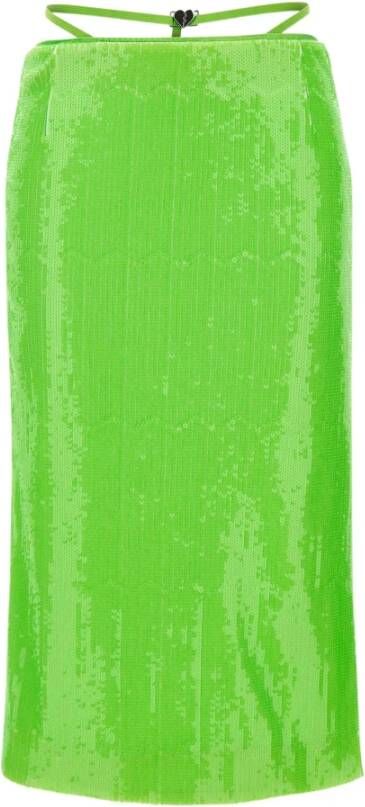 Rotate Birger Christensen Midi Skirts Groen Dames