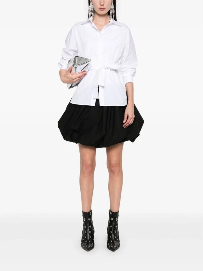 Rotate Birger Christensen Ballon Rok Zwart Elastische Taille Black Dames - Foto 3