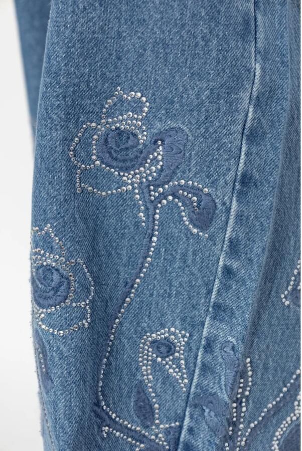Rotate Birger Christensen Jeans met glinsterende pailletten Blue Dames - Foto 2