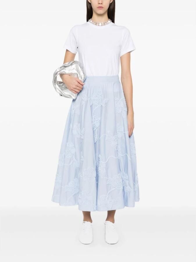 Rotate Birger Christensen Midi Rok Blue Dames - Foto 4