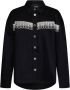 Rotate Birger Christensen Oversized Twill Overhemd Black Dames - Thumbnail 1