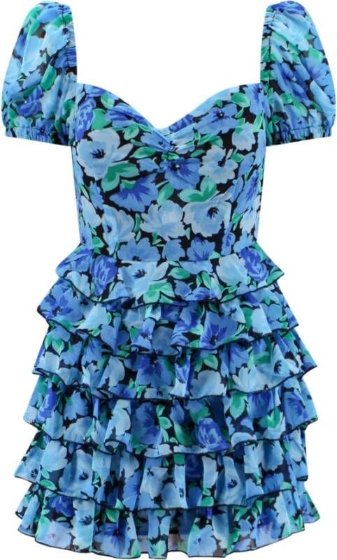 Rotate Birger Christensen Short Dresses Blauw Dames