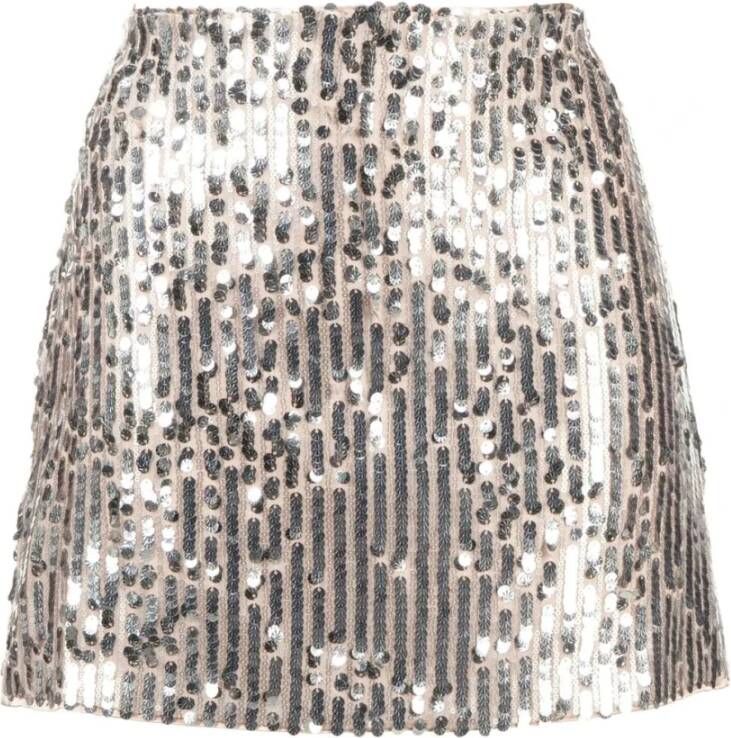 Rotate Birger Christensen Short Skirts Grijs Dames