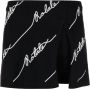 Rotate Birger Christensen Logo-Verfraaide Gebreide Minirok Black Dames - Thumbnail 3