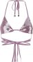 Rotate Birger Christensen Paillet Triangle Bikini Top Purple Dames - Thumbnail 3