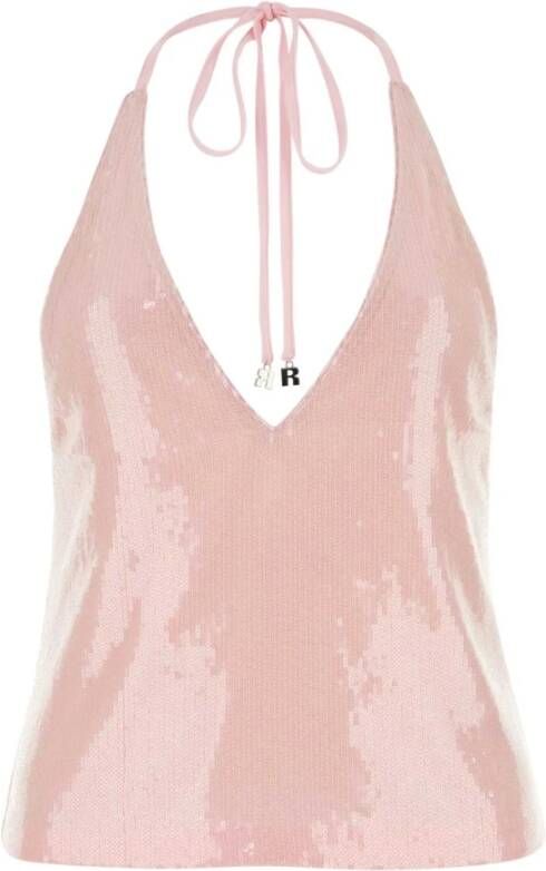 Rotate Birger Christensen Sleeveless Tops Roze Dames