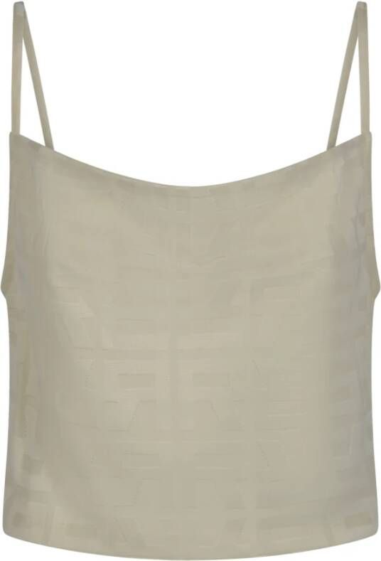 Rotate Birger Christensen Sleeveless Tops White Dames