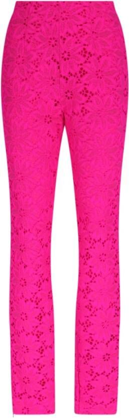 Rotate Birger Christensen Slim-fit Trousers Roze Dames