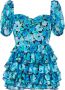 Rotate Birger Christensen Summer Dresses Blauw Dames - Thumbnail 2