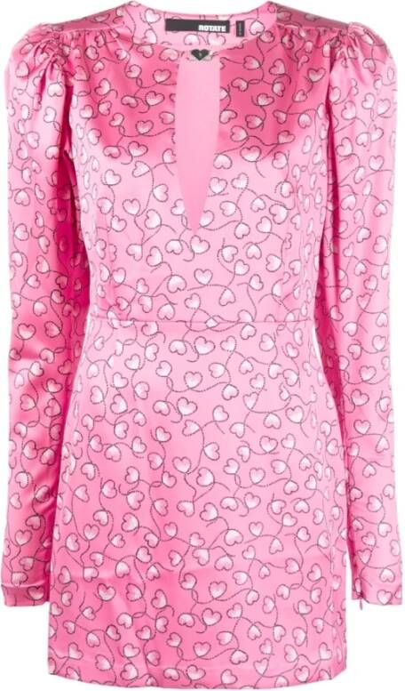 Rotate Birger Christensen Summer Dresses Roze Dames