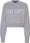 Rotate Birger Christensen Kristallen Grijs Sweater Gray Dames - Thumbnail 3