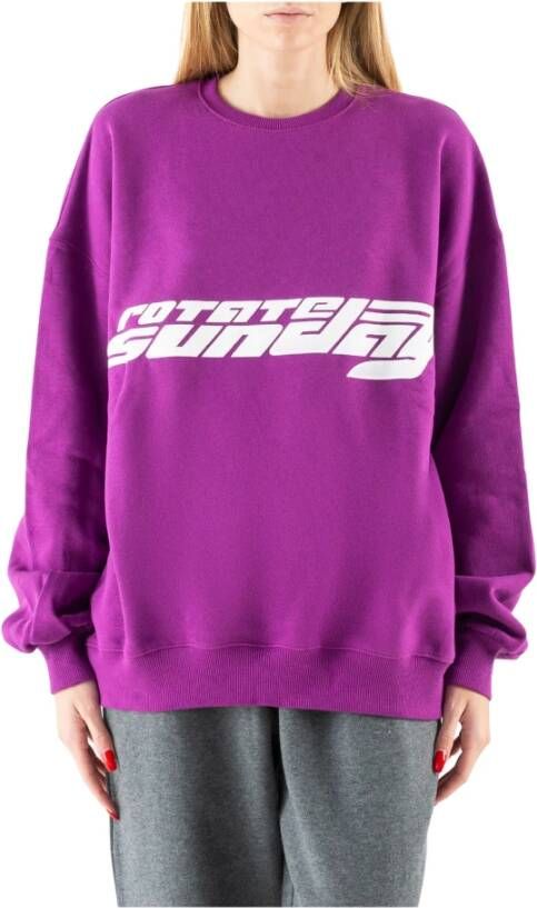 Rotate Birger Christensen Sweatshirt Purple Dames