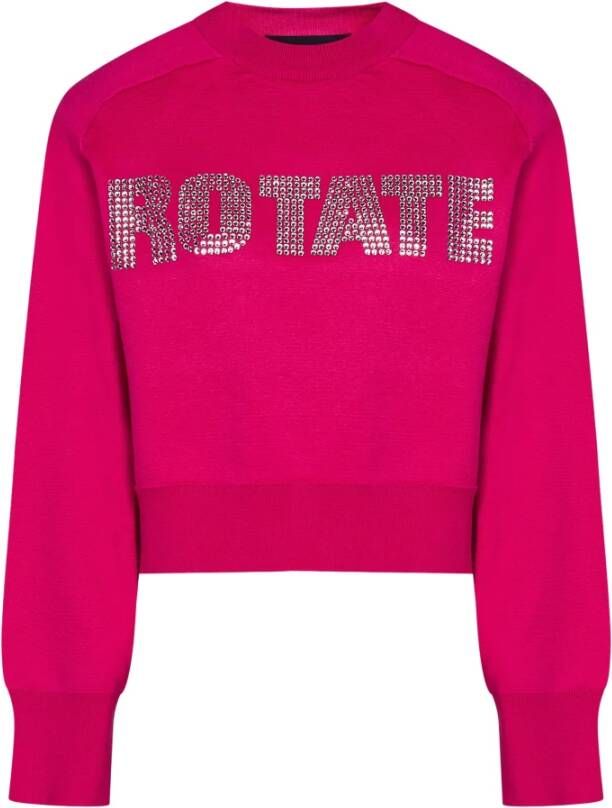 Rotate Birger Christensen Sweatshirt Roze Dames