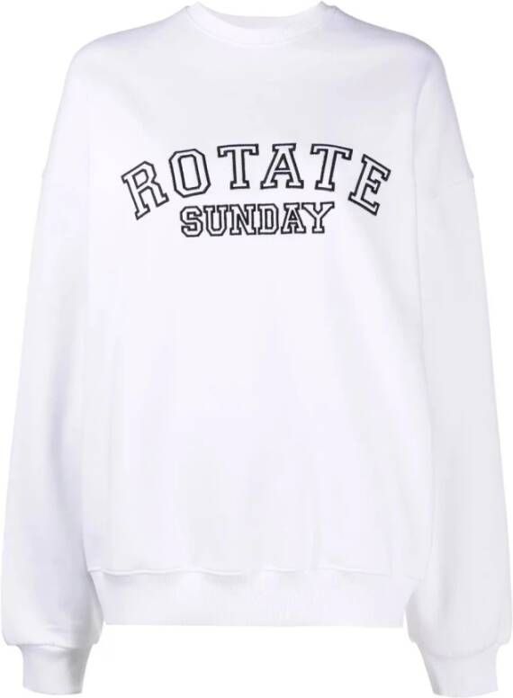 Rotate Birger Christensen Sweatshirt Wit Dames